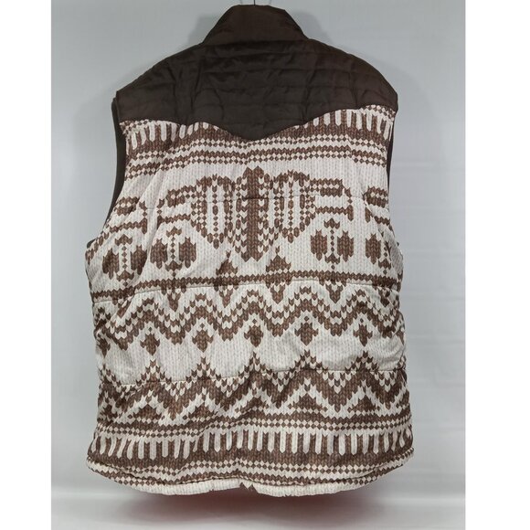 Sean John Aztec Southwest Print Puffer Vest Size 3XL - Picture 4 of 9